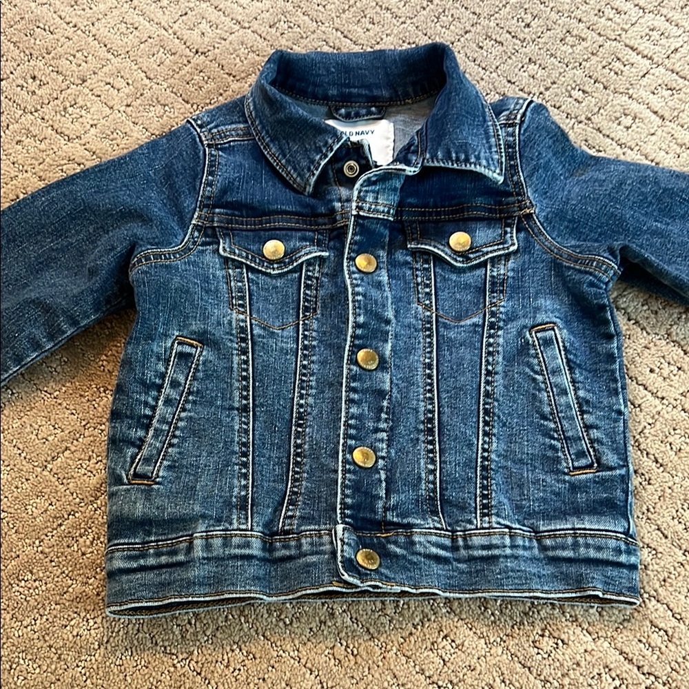 Old Navy Blue Jean Jacket Classic Denim Style